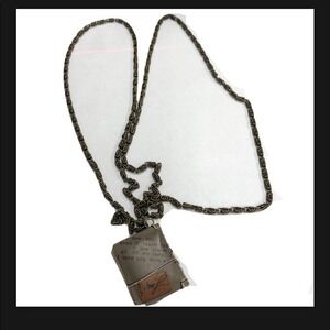 Necklace book‎ pendant chain love accessorize